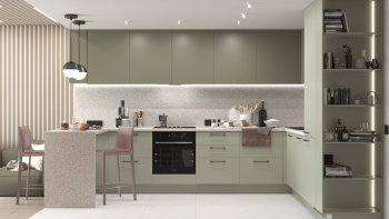 Тренды и новые цвета в дизайне современных кухонь в 2023 году в Новолуговом - novolugovoe.mebel54.com | фото