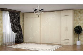 Комплект мебели со шкаф-кроватью трансформер Ратмир в Новолуговом - novolugovoe.mebel54.com | фото