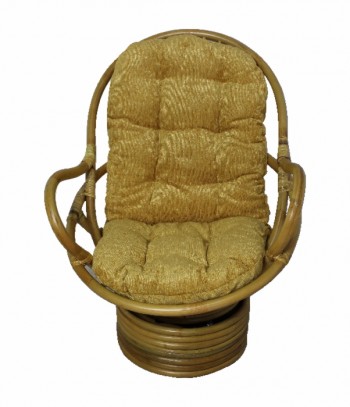 SWIVEL ROCKER кресло-качалка, ротанг №4 в Новолуговом - novolugovoe.mebel54.com | фото