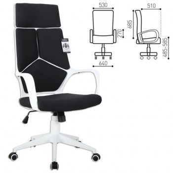 Кресло офисное BRABIX Prime EX-515 (черная ткань) в Новолуговом - novolugovoe.mebel54.com | фото