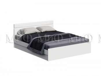 Кровать Нэнси New 1,4м (Белый/белый глянец) в Новолуговом - novolugovoe.mebel54.com | фото