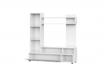 Мебель для гостиной "МГС 9" Белый / Цемент светлый в Новолуговом - novolugovoe.mebel54.com | фото